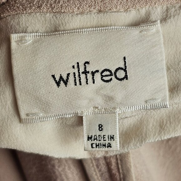 Wilfred Aritzia Off White Light Cream Open-Front Cardigan Sz 8 - Picture 4 of 7